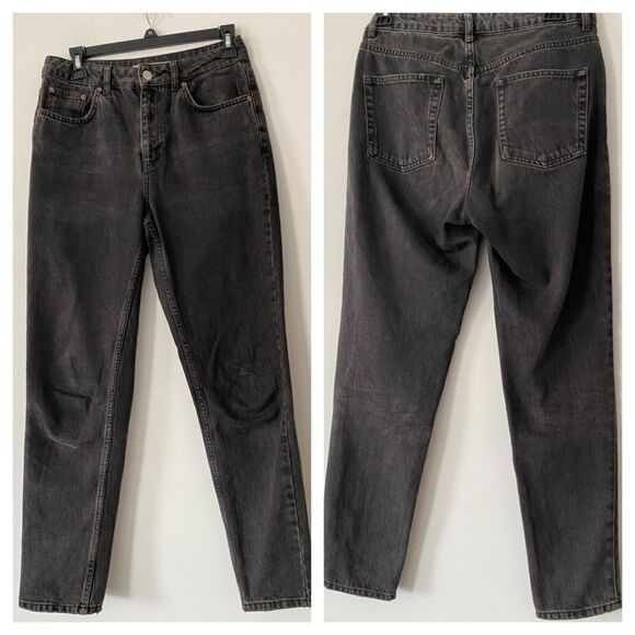 Topshop Mom Grey Jeans - Picture 1 of 4